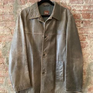 Men’s Hugo Boss Leather Jacket
